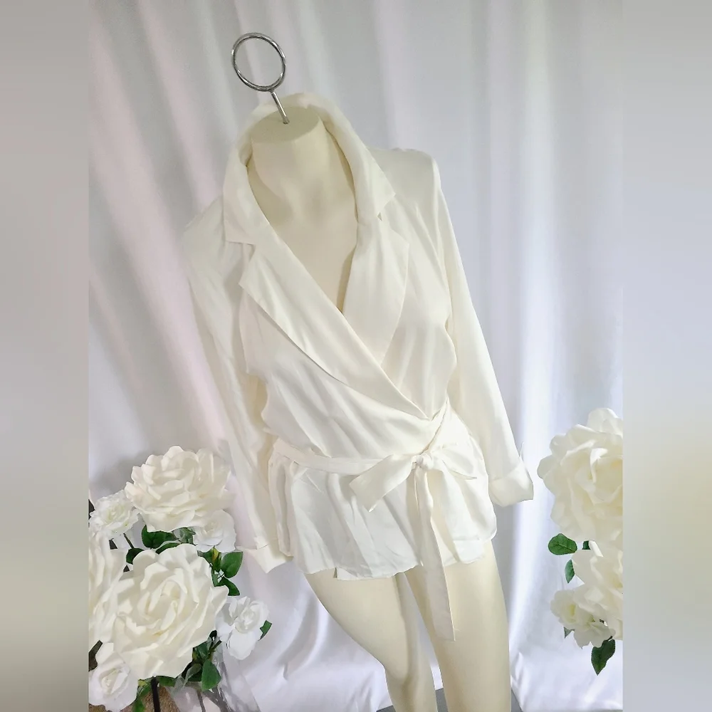 Banana Republic Blazer Wrap Top - Picture 5 of 13